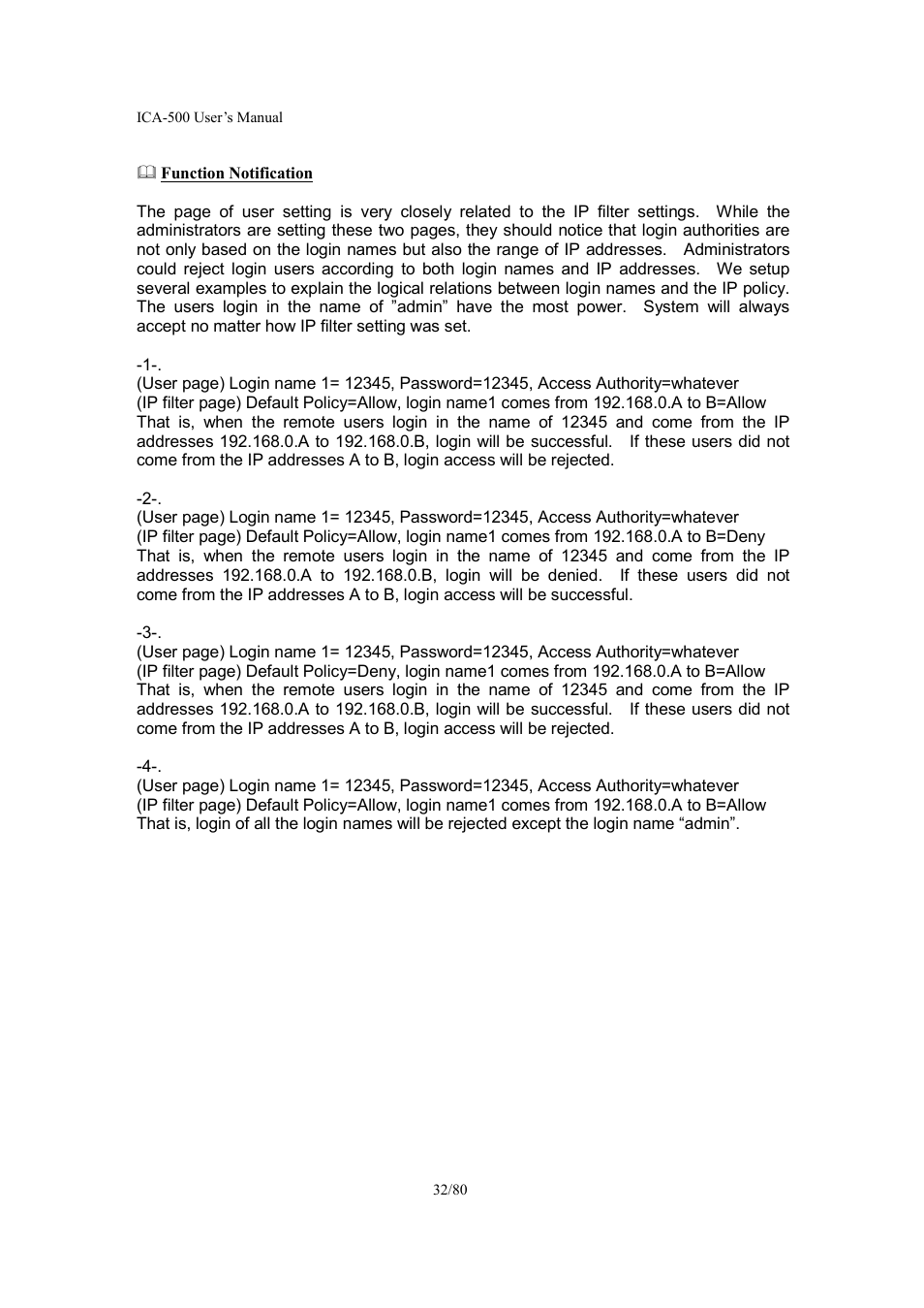 Veo ICA-500 User Manual | Page 32 / 80