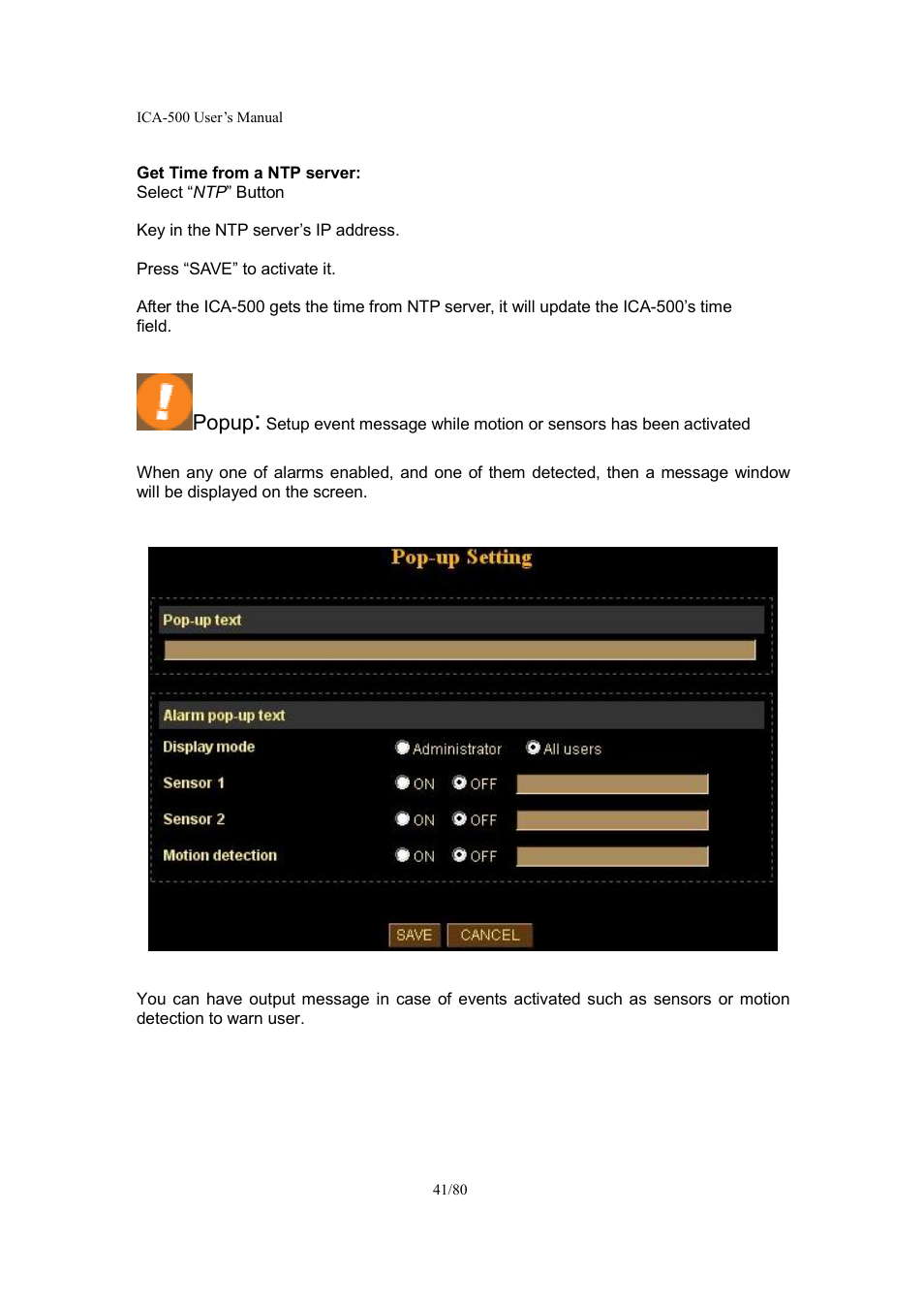 Veo ICA-500 User Manual | Page 41 / 80