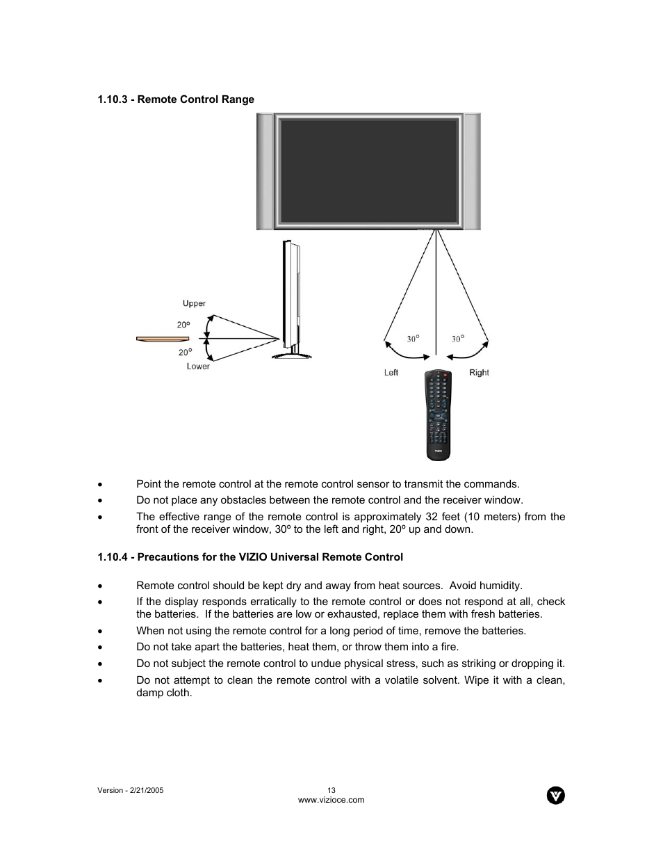 Vizio P42 User Manual | Page 14 / 46