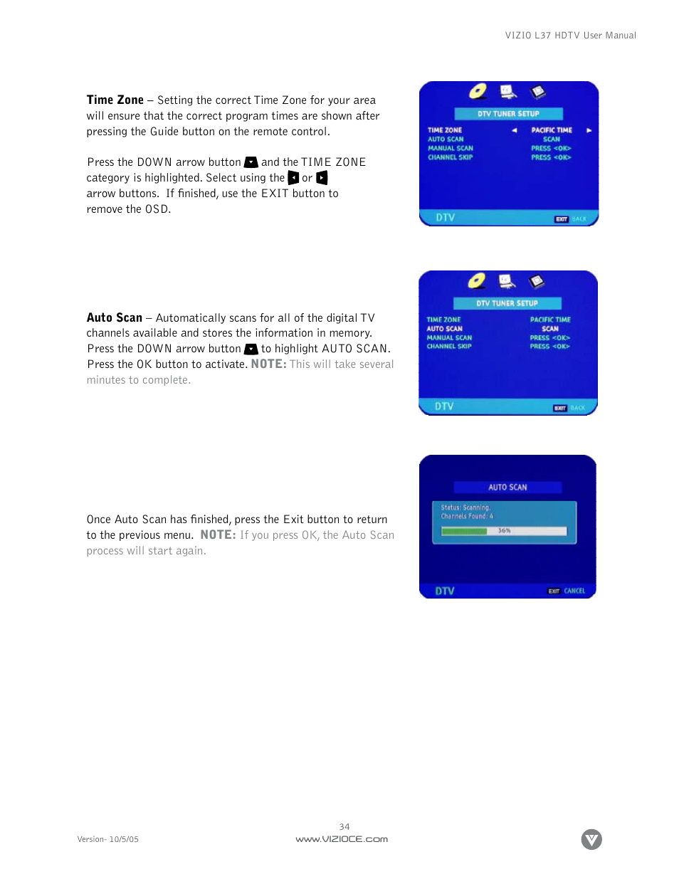 Vizio L37 User Manual | Page 34 / 81
