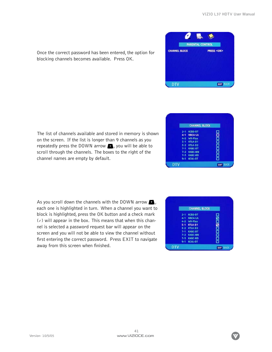 Vizio L37 User Manual | Page 41 / 81