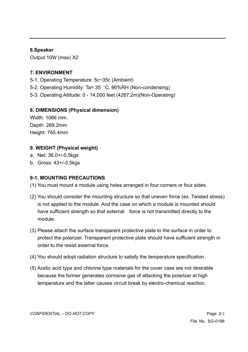 Vizio L42HDTV10A User Manual | Page 6 / 107