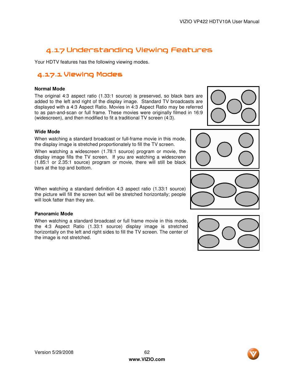 Vizio VP422 HDTV10A User Manual | Page 62 / 71