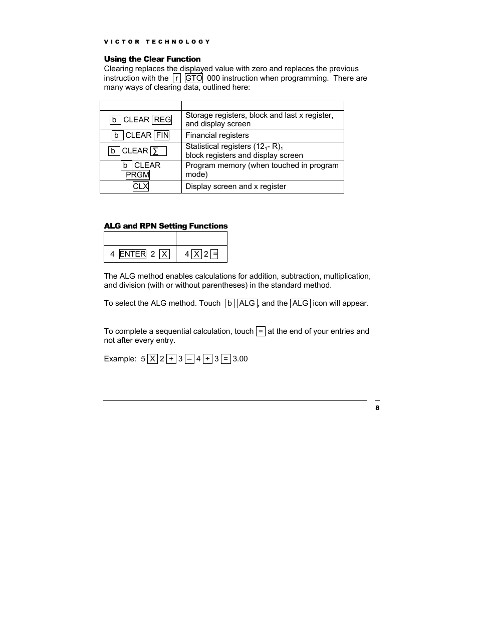 Victor Technology V12 User Manual | Page 8 / 73