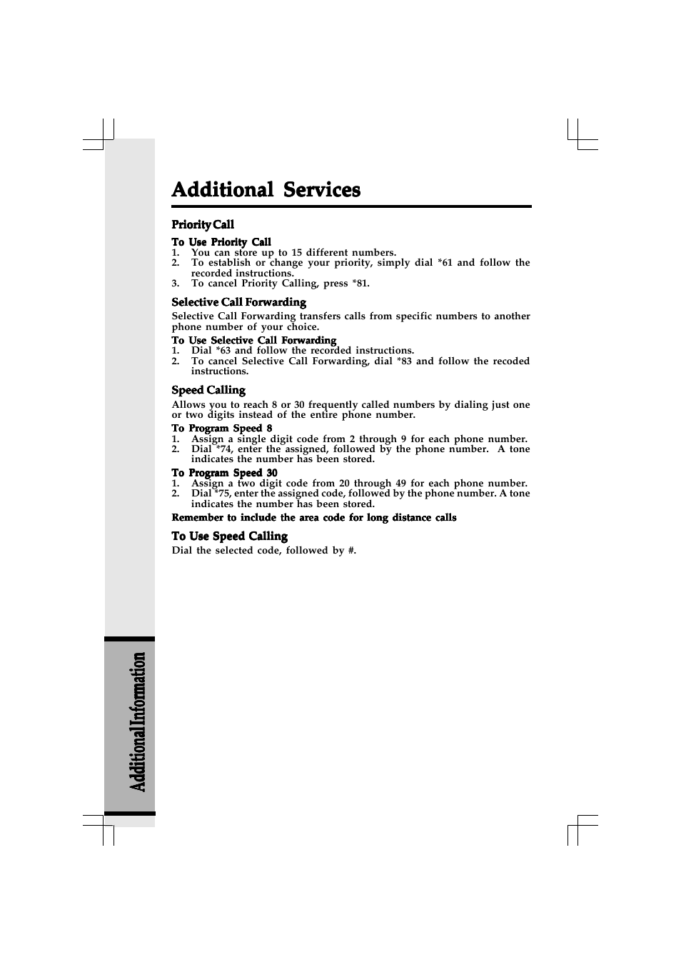 Additional services | VTech 20-2432 User Manual | Page 39 / 51