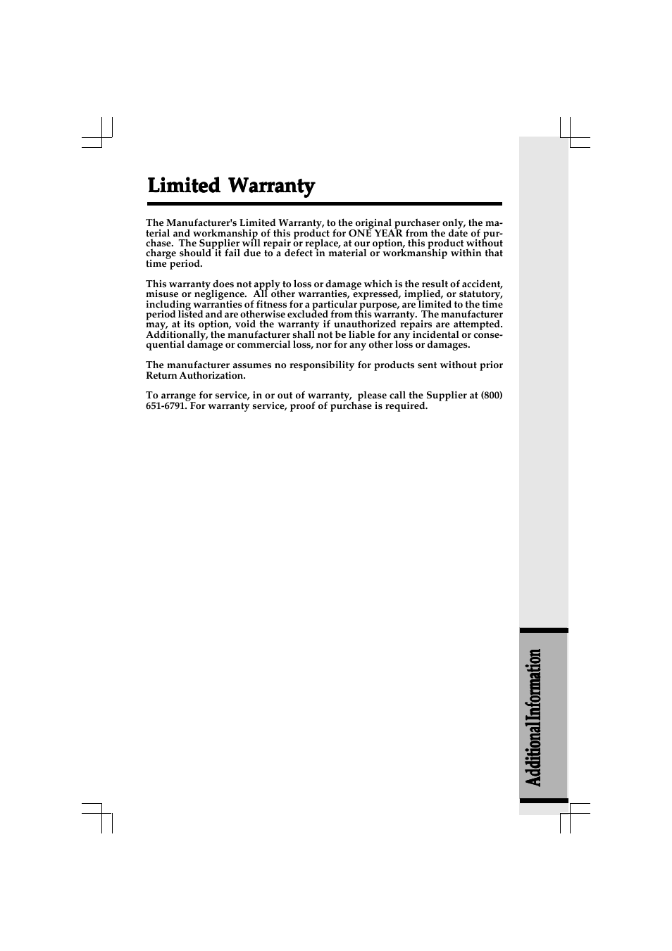 Limited warranty | VTech 20-2432 User Manual | Page 44 / 51