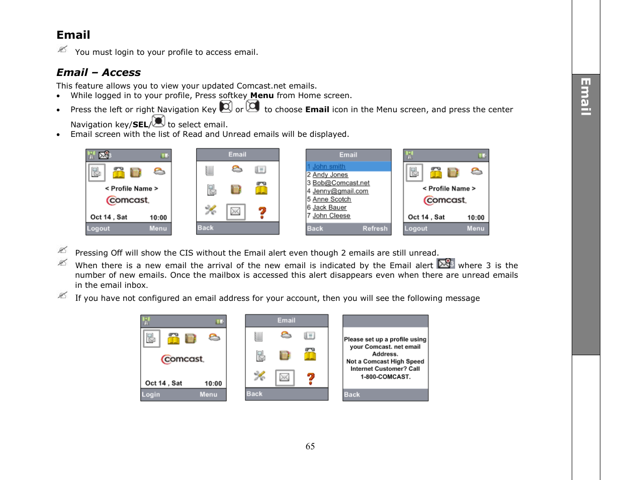 Em a il | VTech ip8301 User Manual | Page 65 / 106