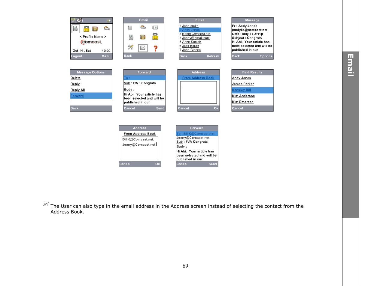 Em a il | VTech ip8301 User Manual | Page 69 / 106