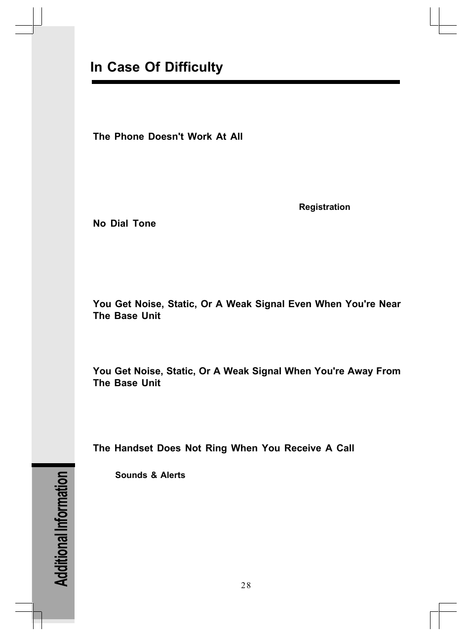 Additional information | VTech GiGA5.8x VT5886 User Manual | Page 28 / 33