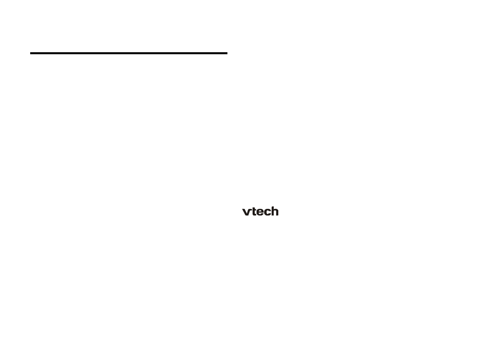 VTech 2600 User Manual | Page 11 / 11