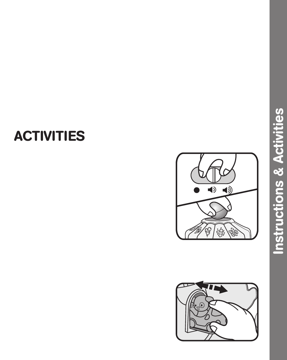Instructions & activities, Activities | VTech Play & Learn Fun Fair 91-02100-000 User Manual | Page 6 / 10