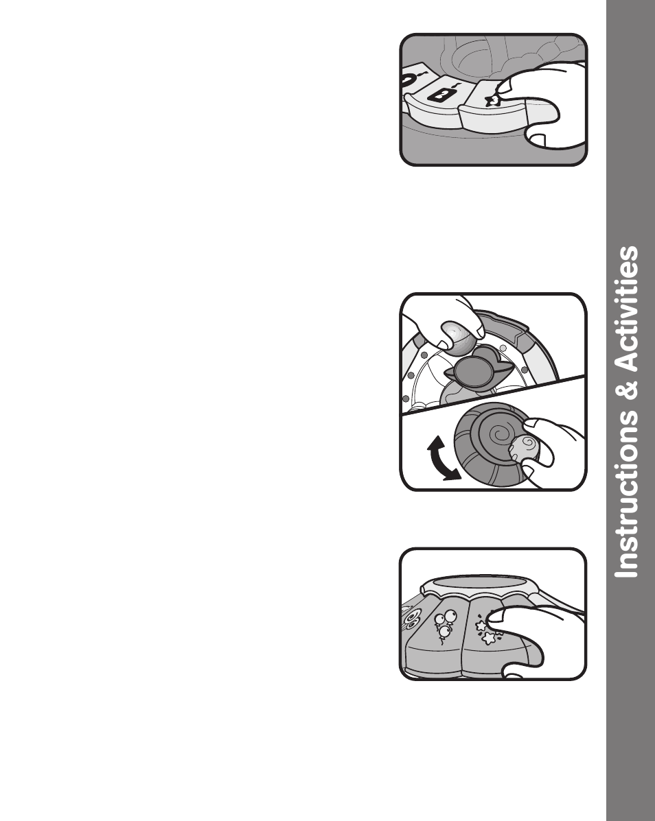 Instructions & activities | VTech Play & Learn Fun Fair 91-02100-000 User Manual | Page 7 / 10