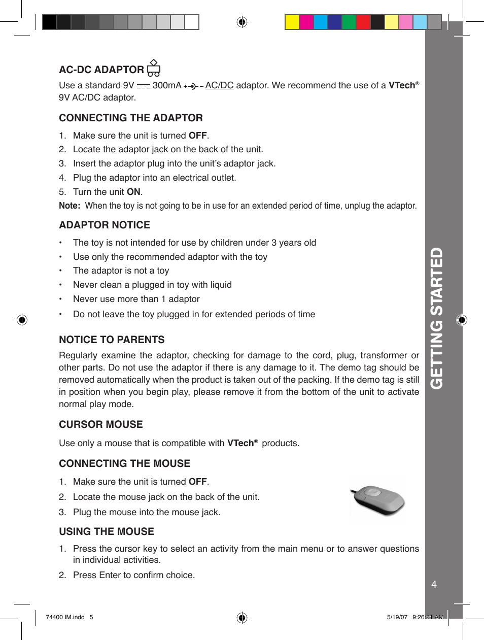 VTech 91-02239-001 User Manual | Page 5 / 16