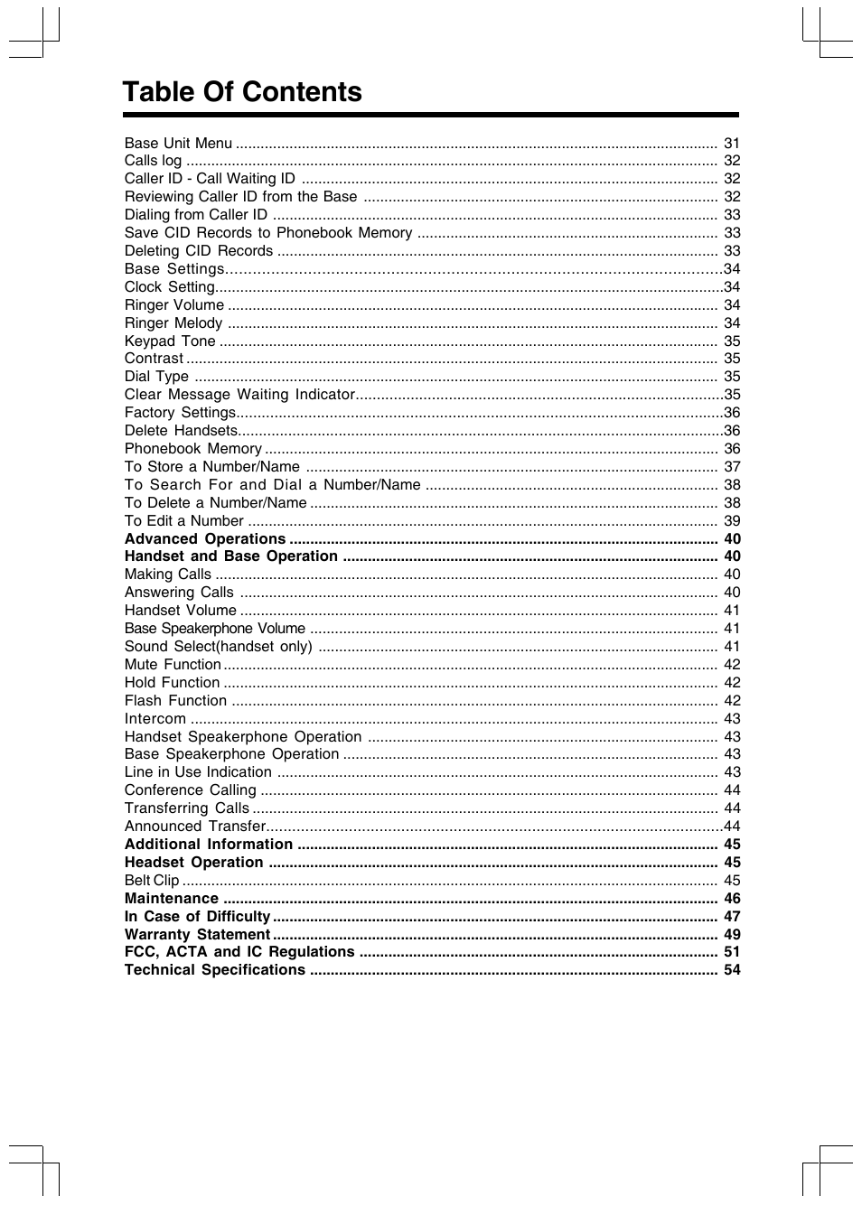 VTech I 5858 User Manual | Page 58 / 60
