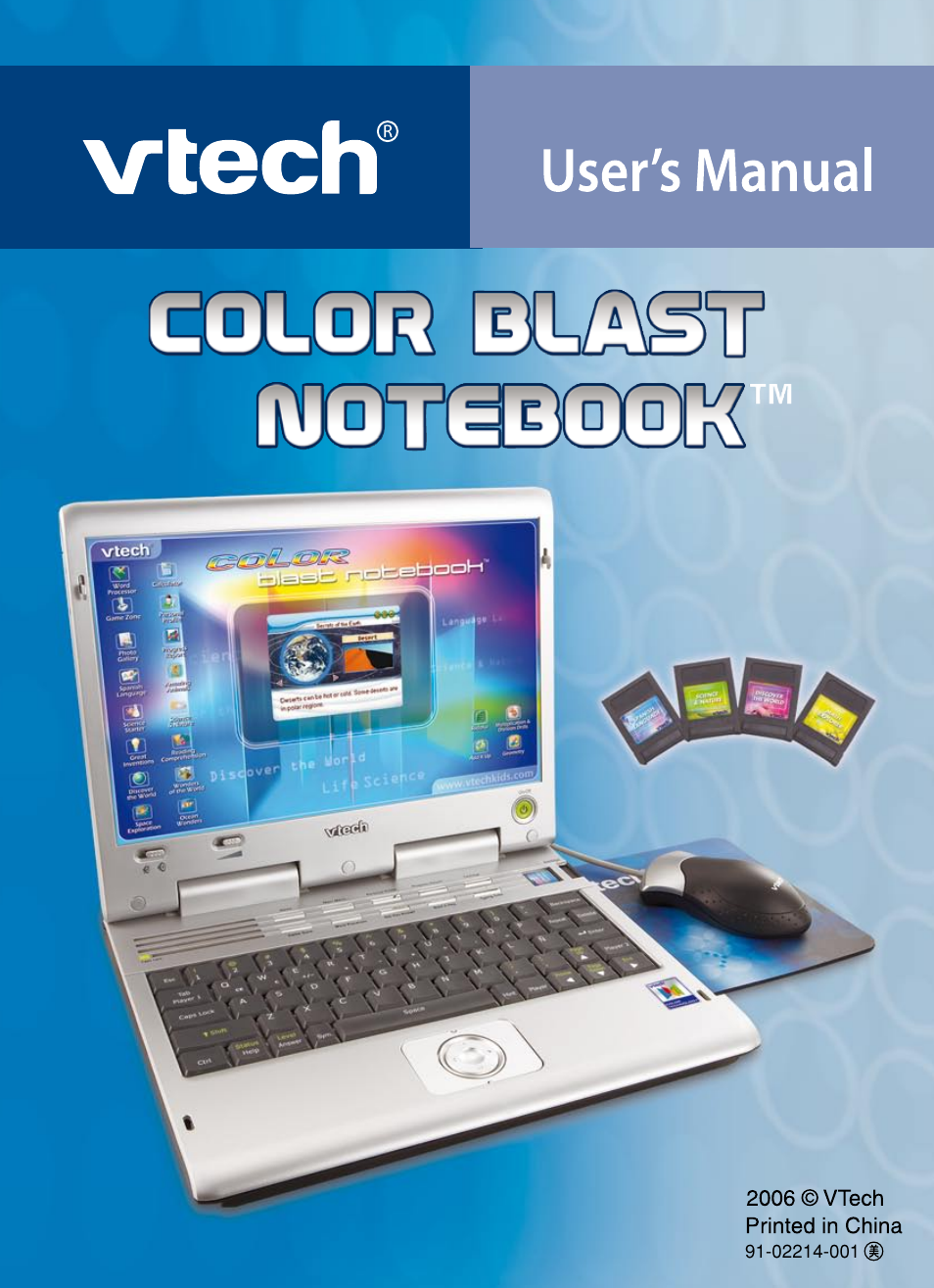 VTech Color Blast Notebook User Manual | 24 pages