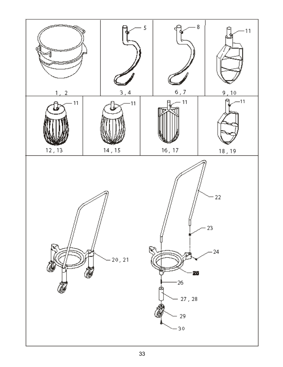 Varimixer W30(A) User Manual | Page 36 / 42