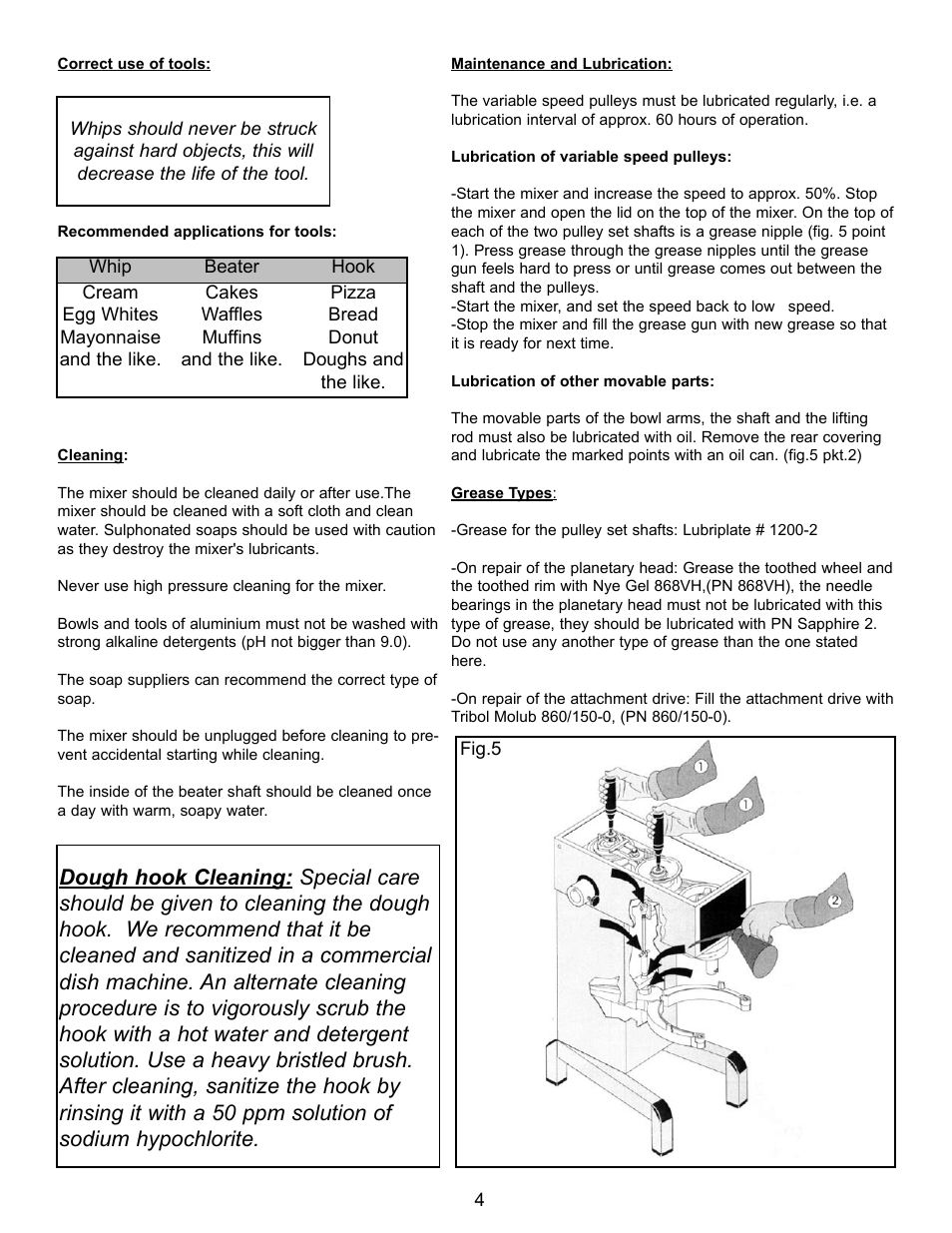 Varimixer W30(A) User Manual | Page 7 / 42