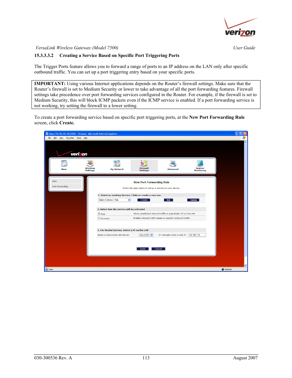 Verizon 7500 User Manual | Page 113 / 186
