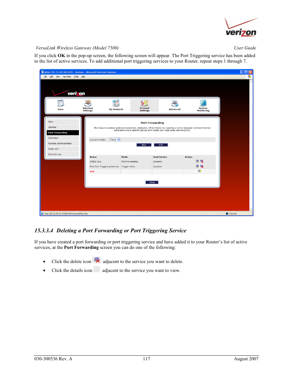 Verizon 7500 User Manual | Page 117 / 186