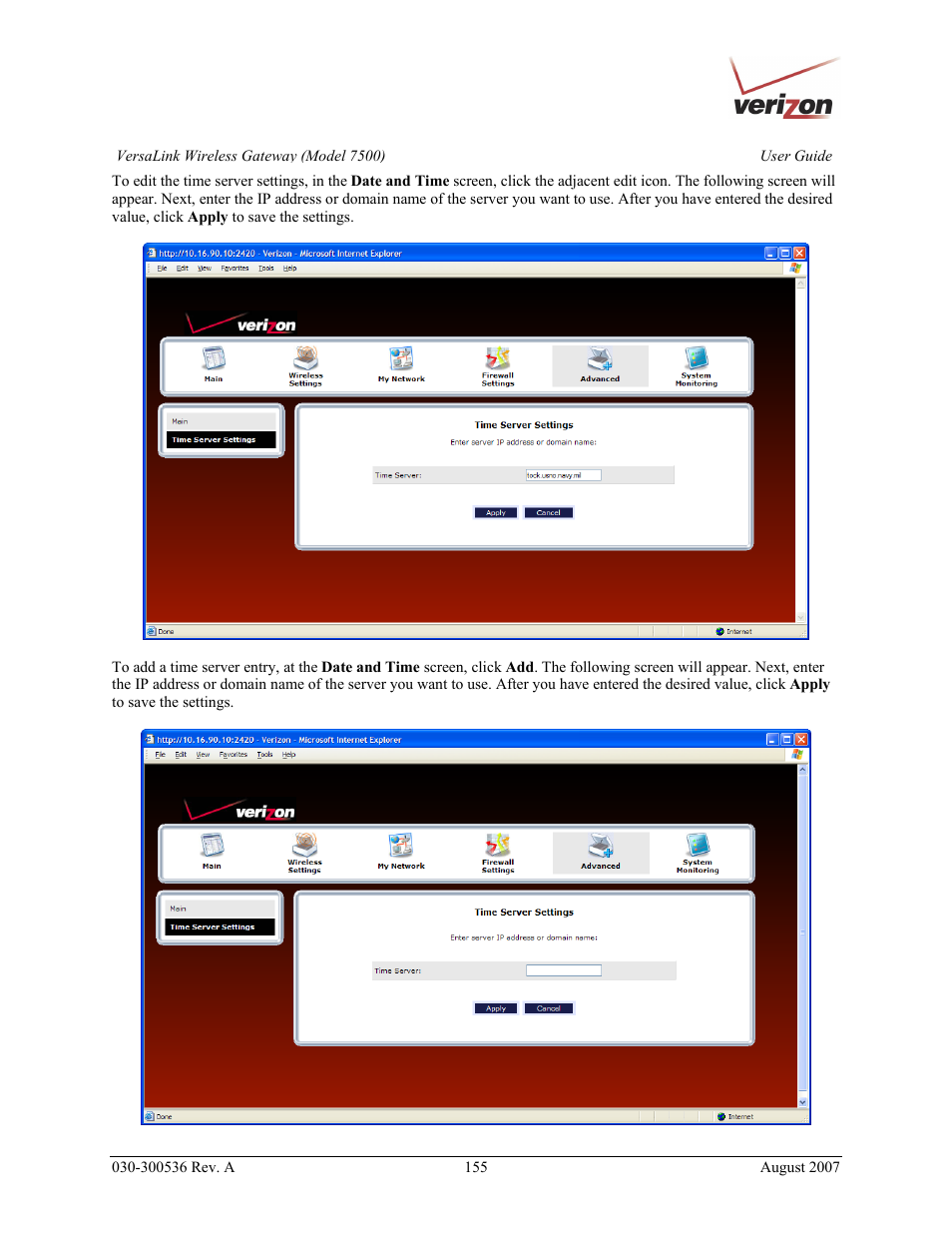 Verizon 7500 User Manual | Page 155 / 186