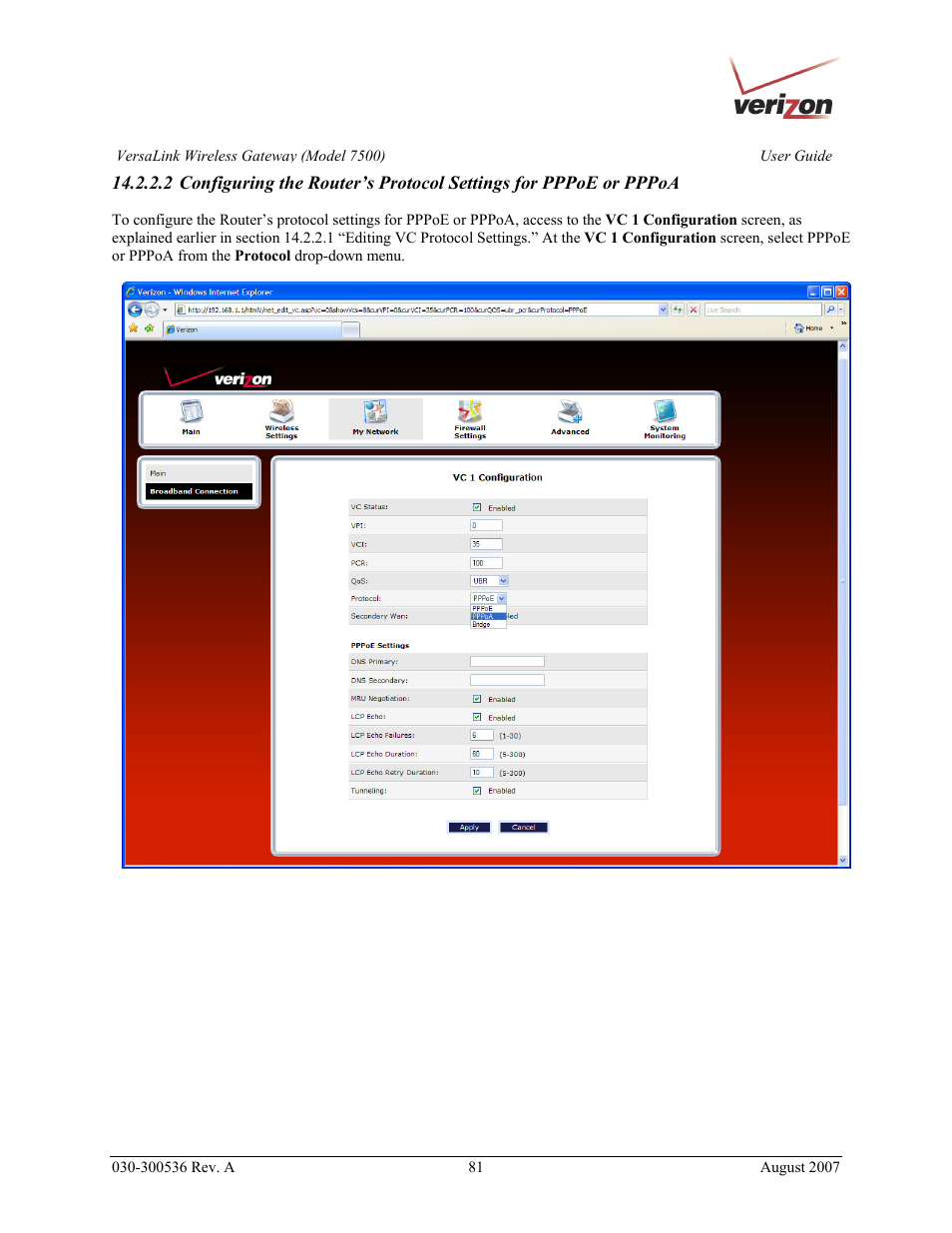 Verizon 7500 User Manual | Page 81 / 186