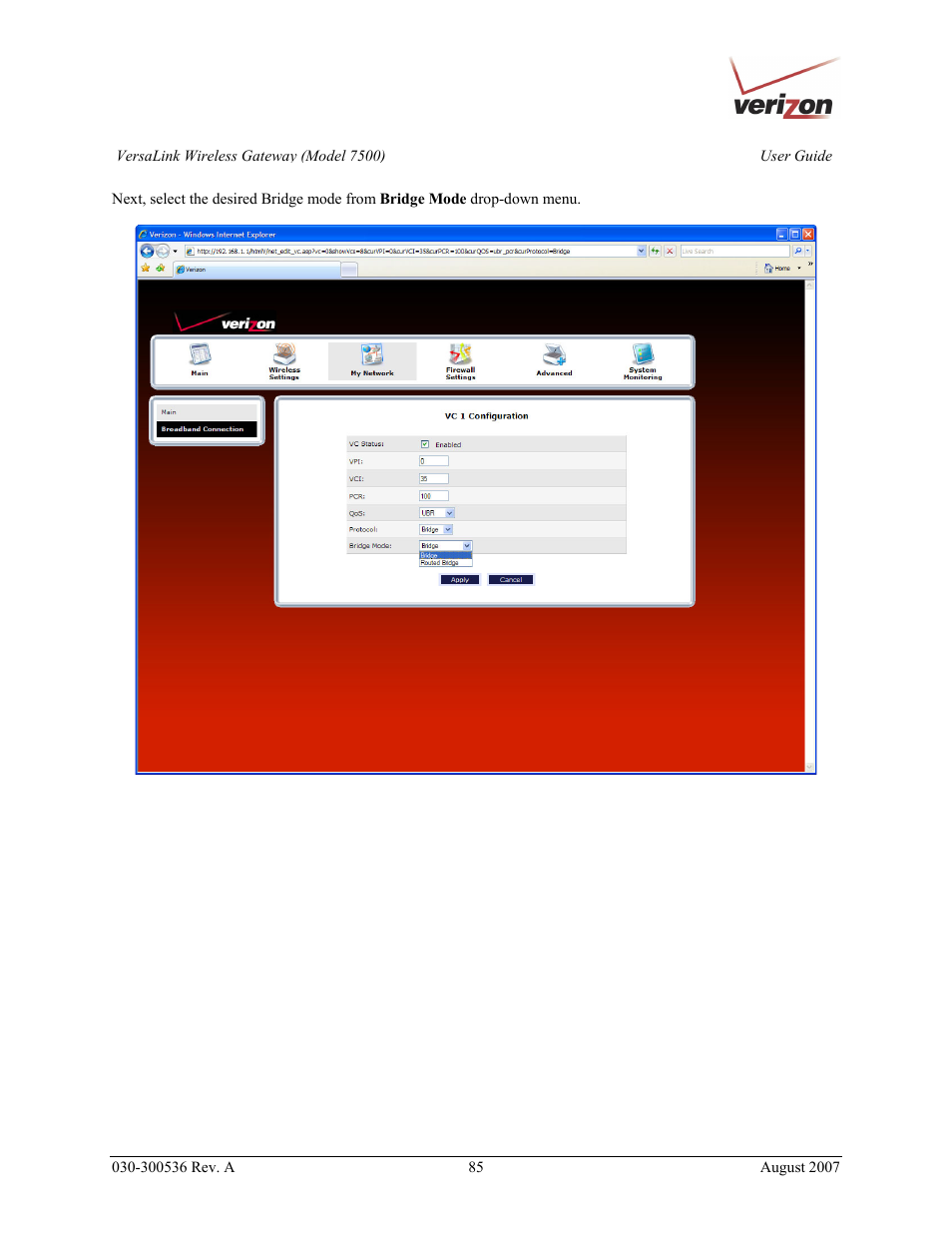 Verizon 7500 User Manual | Page 85 / 186