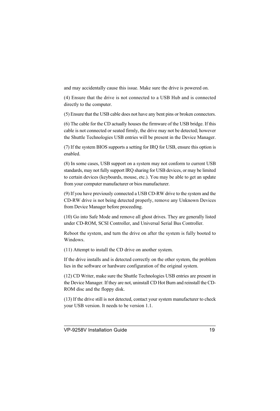 VIPowER Portable 3.5 in. External Enclosure VP-9258V User Manual | Page 21 / 24