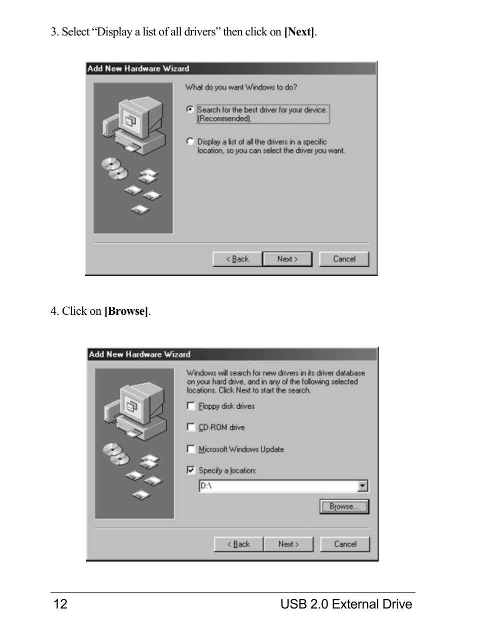 VIPowER Hi-Speed External Drive USB 2.0 User Manual | Page 14 / 27