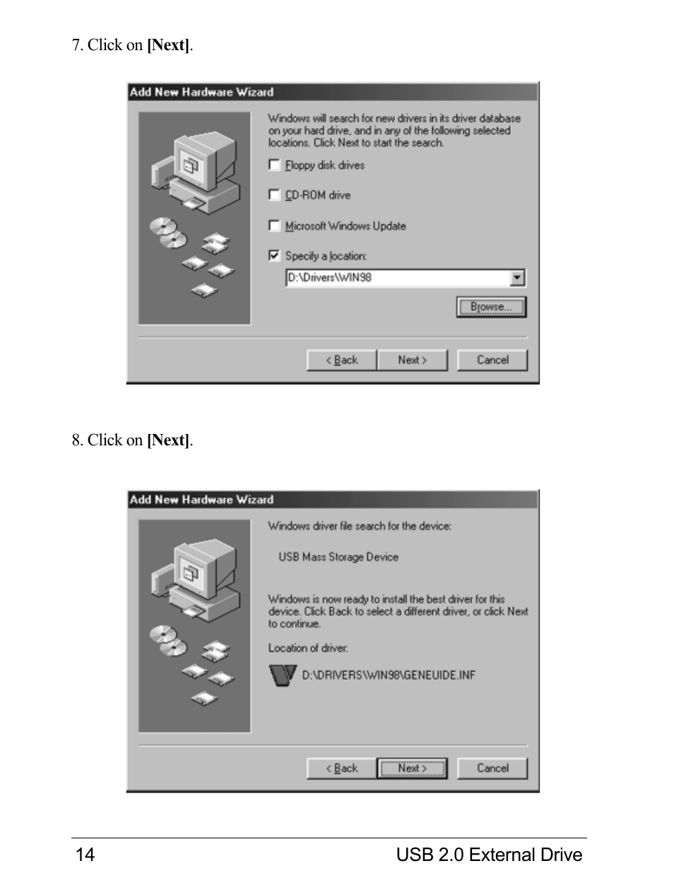 VIPowER Hi-Speed External Drive USB 2.0 User Manual | Page 16 / 27
