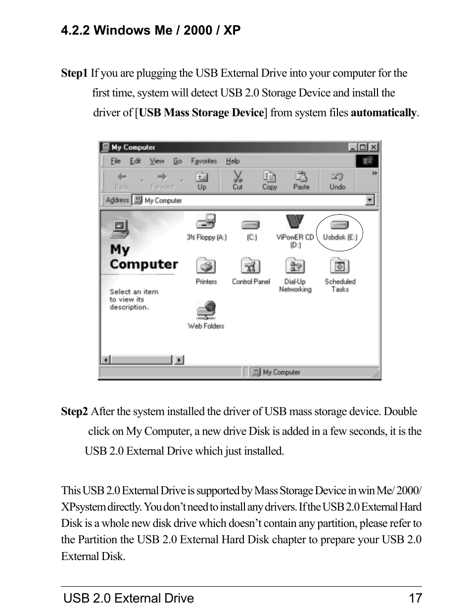 VIPowER Hi-Speed External Drive USB 2.0 User Manual | Page 19 / 27