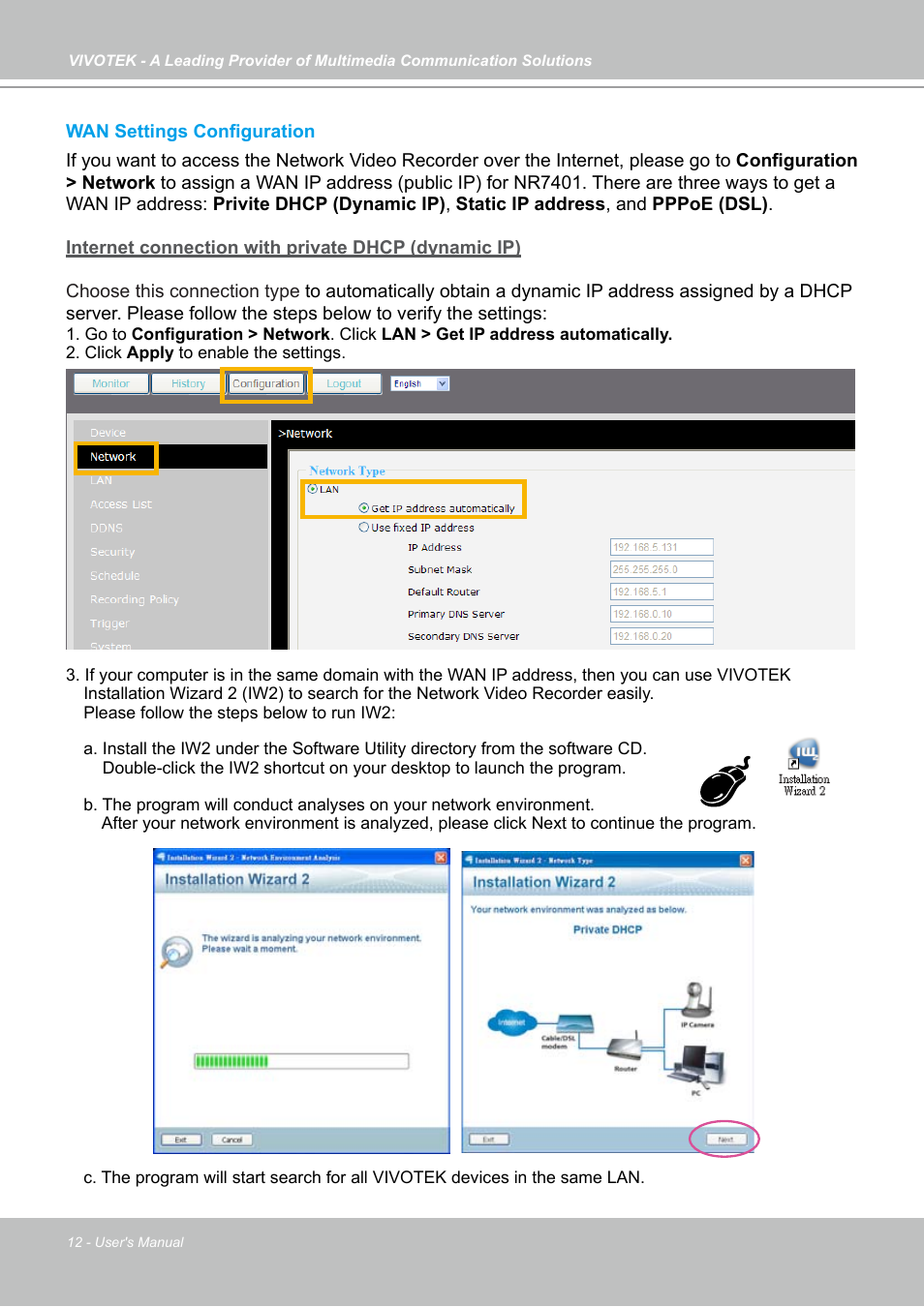 Vivotek NR7401 User Manual | Page 12 / 51