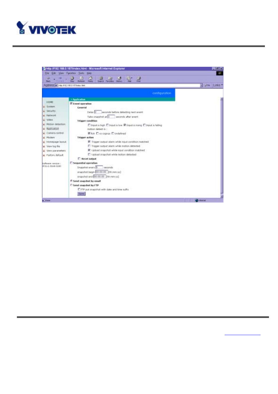 Application | Vivotek IP3111/IP3121 User Manual | Page 58 / 90