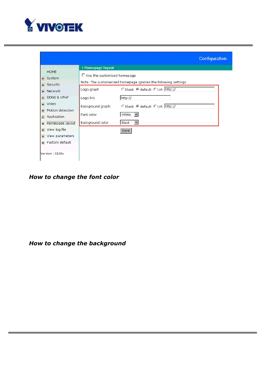 Vivotek VS3100P User Manual | Page 24 / 69