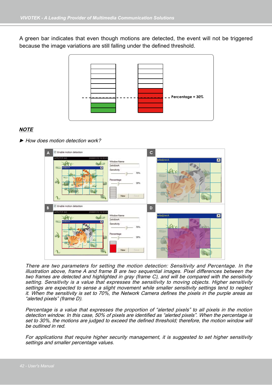 Vivotek IP7133 (WIRED) User Manual | Page 42 / 90
