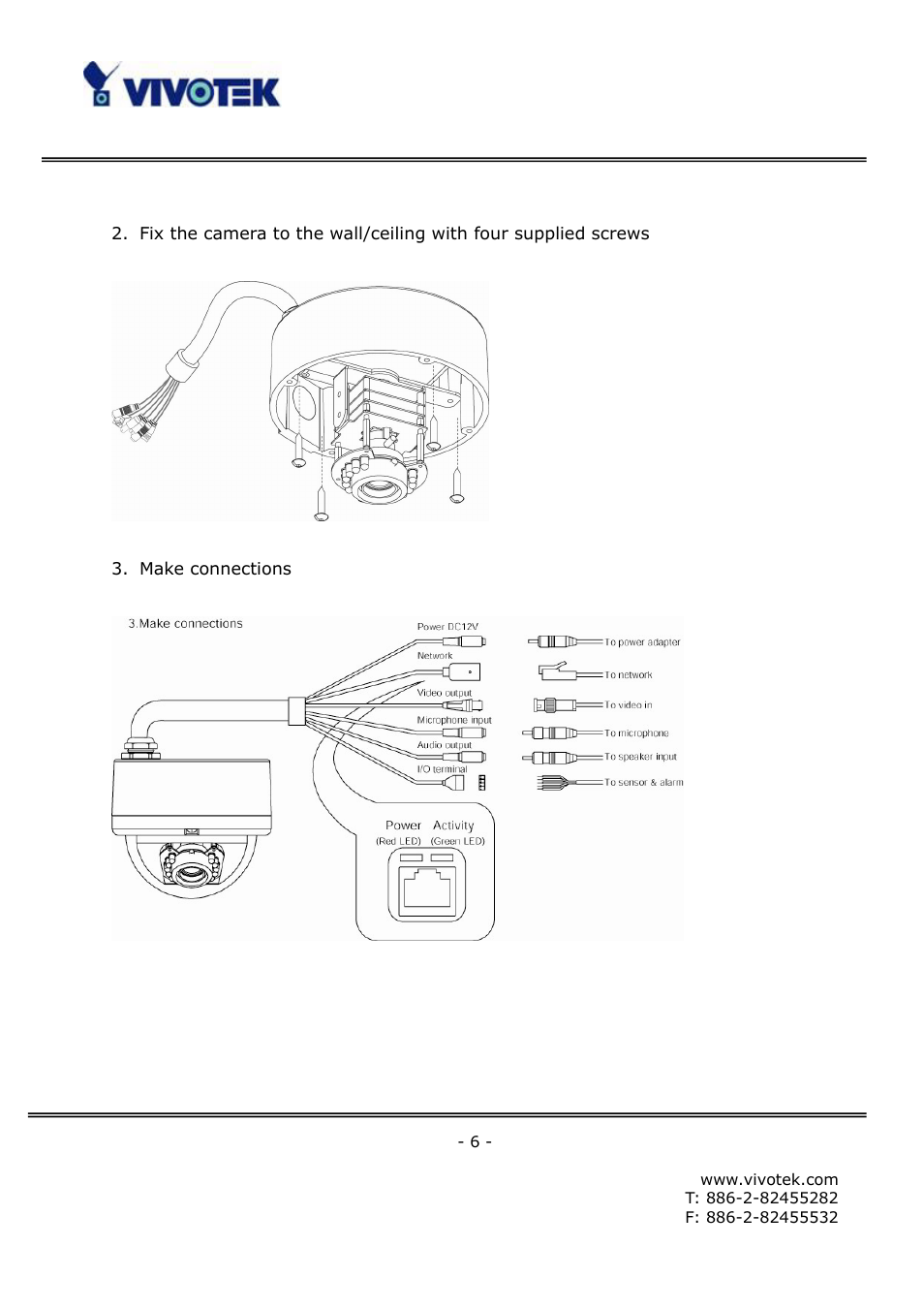 Vivotek FD6111V User Manual | Page 10 / 93