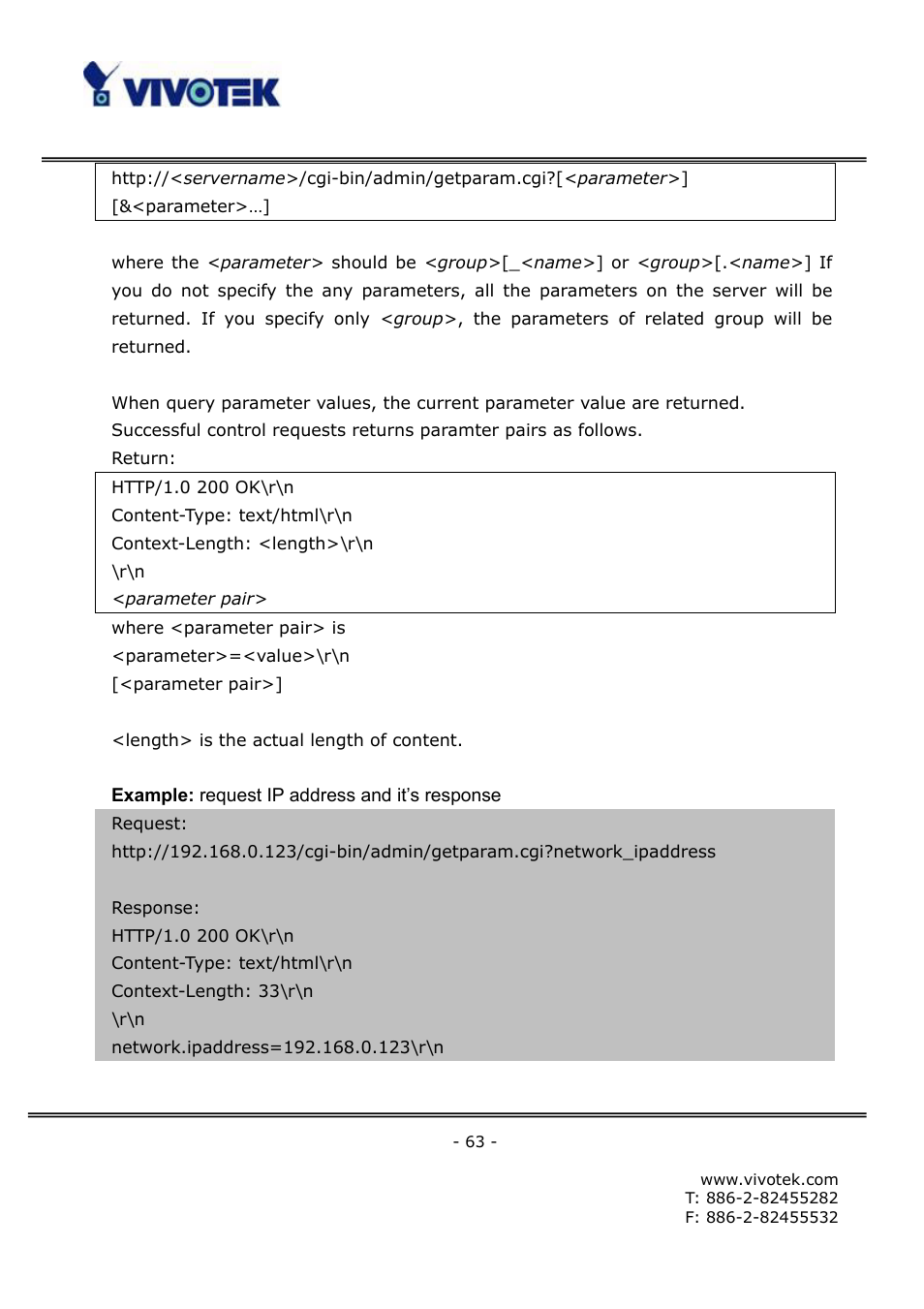 Vivotek FD6111V User Manual | Page 67 / 93