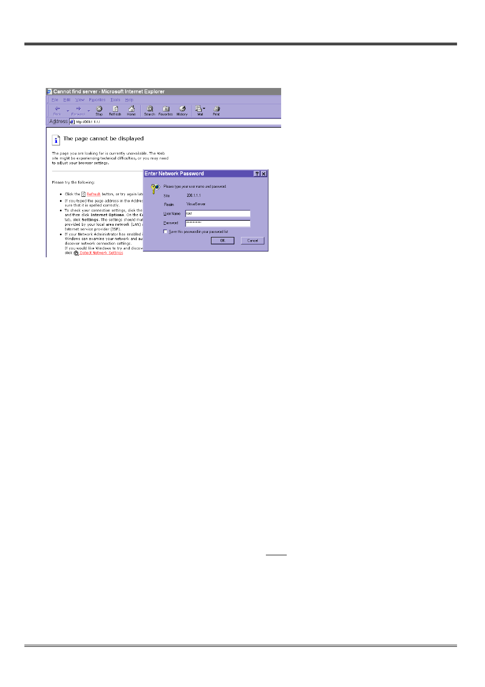 First access to network camera in null modem mode | Vivotek IP2121 User Manual | Page 29 / 91