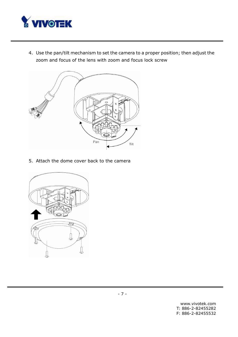 Vivotek FD6121V User Manual | Page 11 / 91
