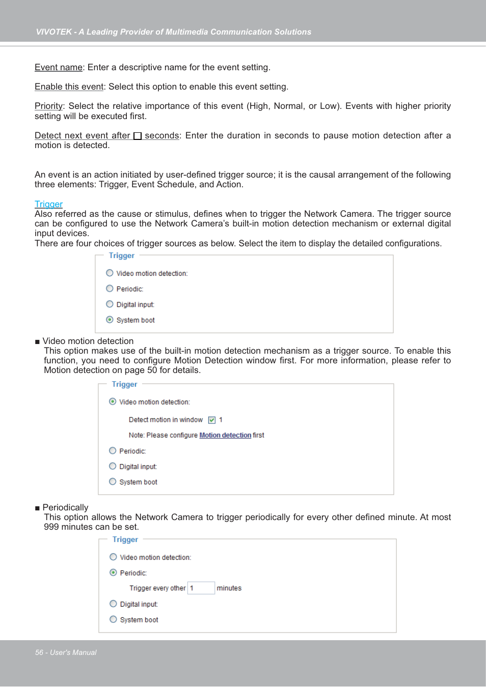 Vivotek FD7132 User Manual | Page 56 / 115