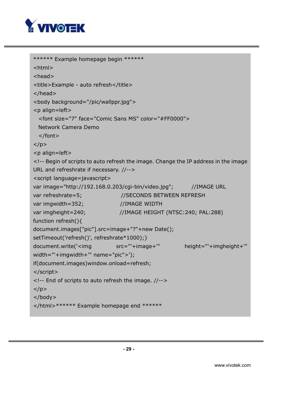 Vivotek IP3112/IP3122 User Manual | Page 30 / 65