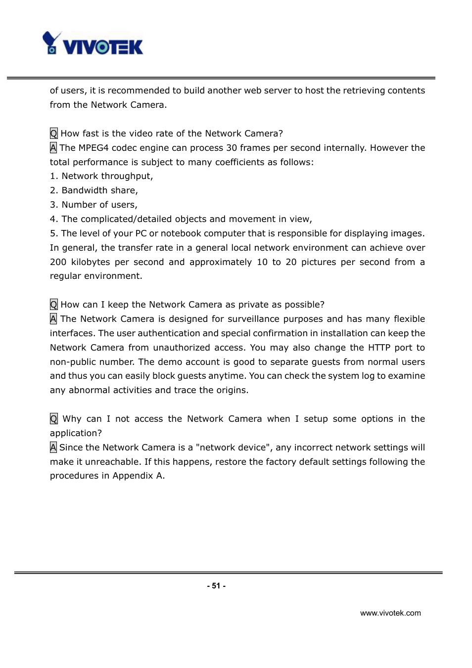 Vivotek IP3112/IP3122 User Manual | Page 52 / 65