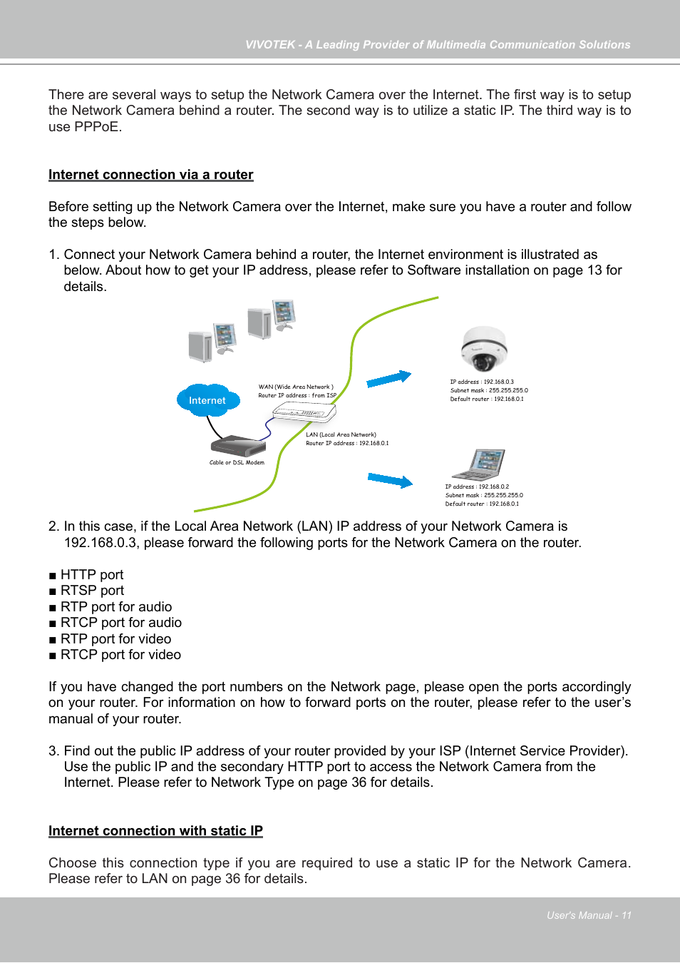 Vivotek FD7141(V) User Manual | Page 11 / 132