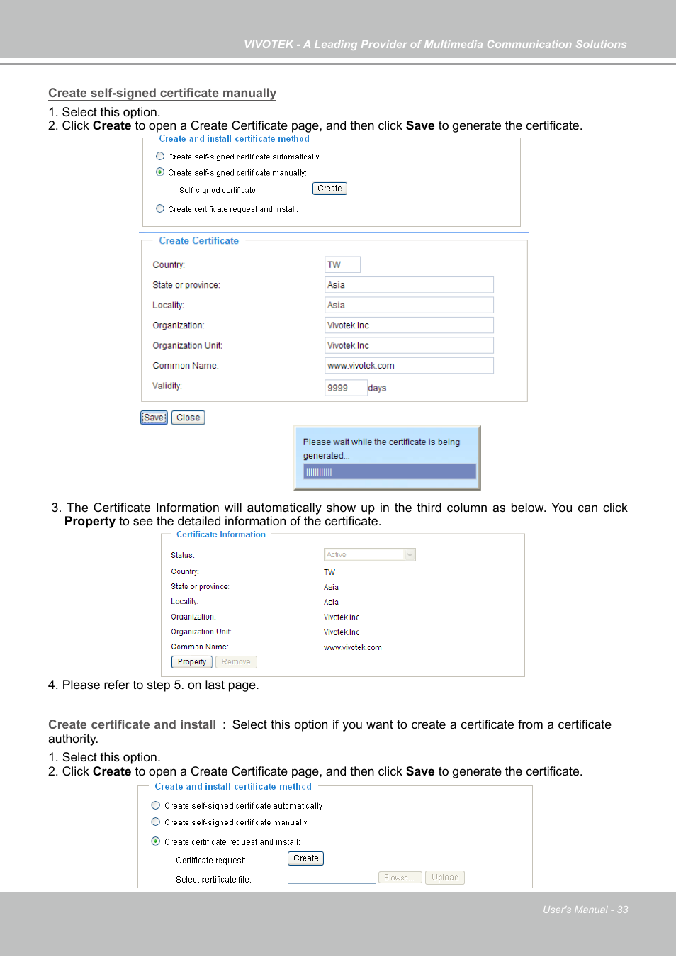 Vivotek FD7141(V) User Manual | Page 33 / 132
