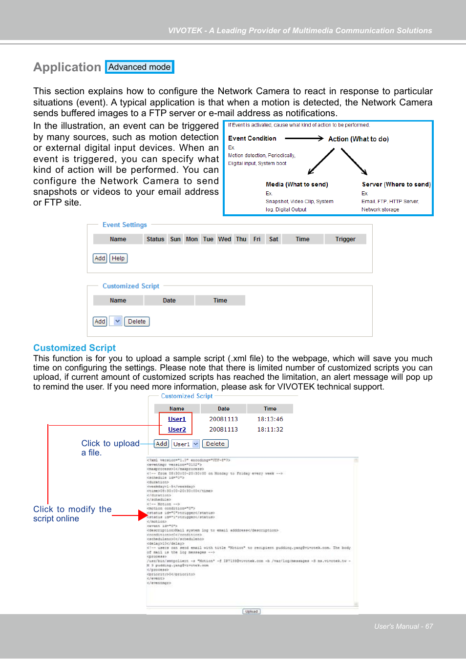 Application | Vivotek FD7141(V) User Manual | Page 67 / 132