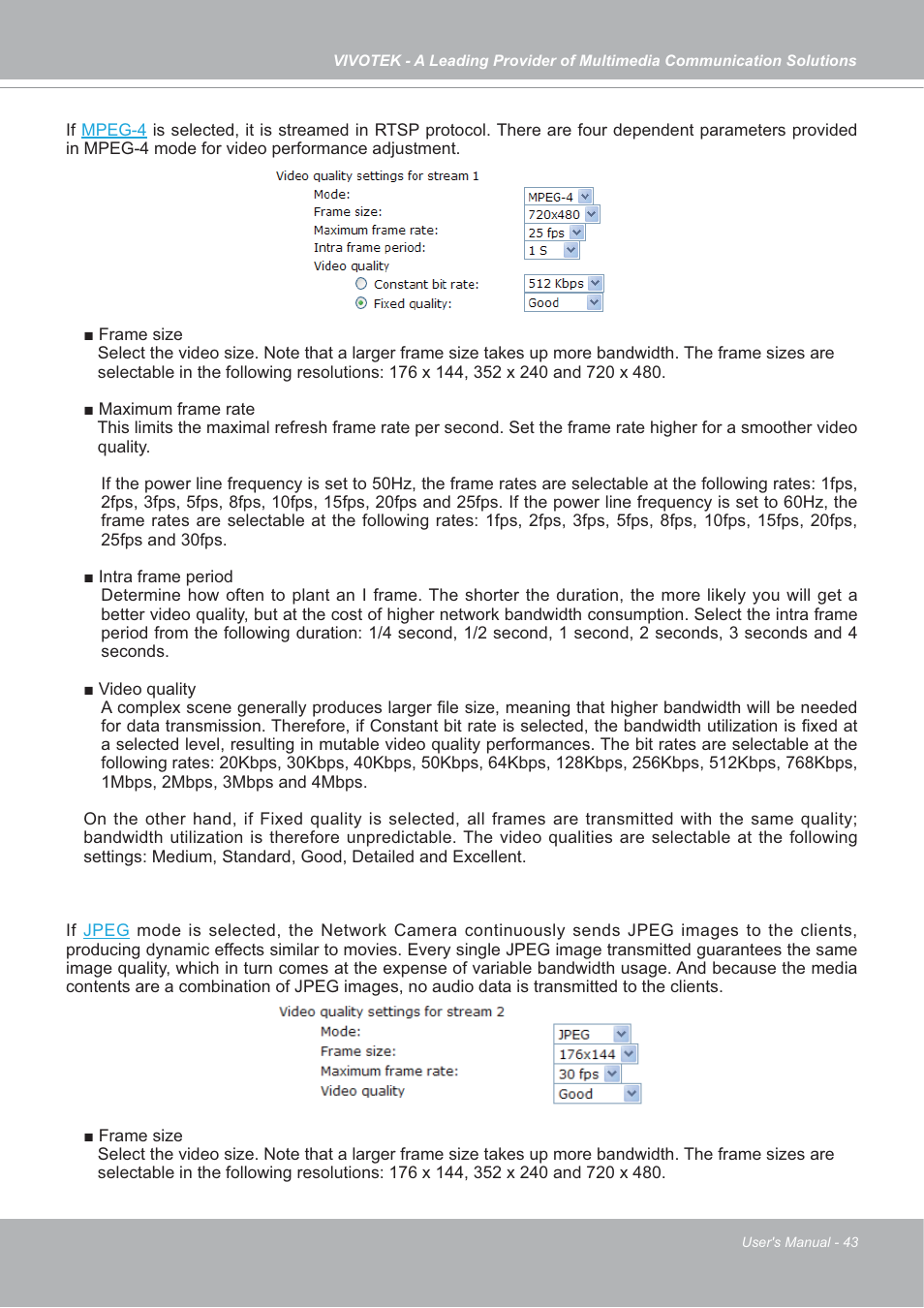 Vivotek IP7142 User Manual | Page 43 / 95