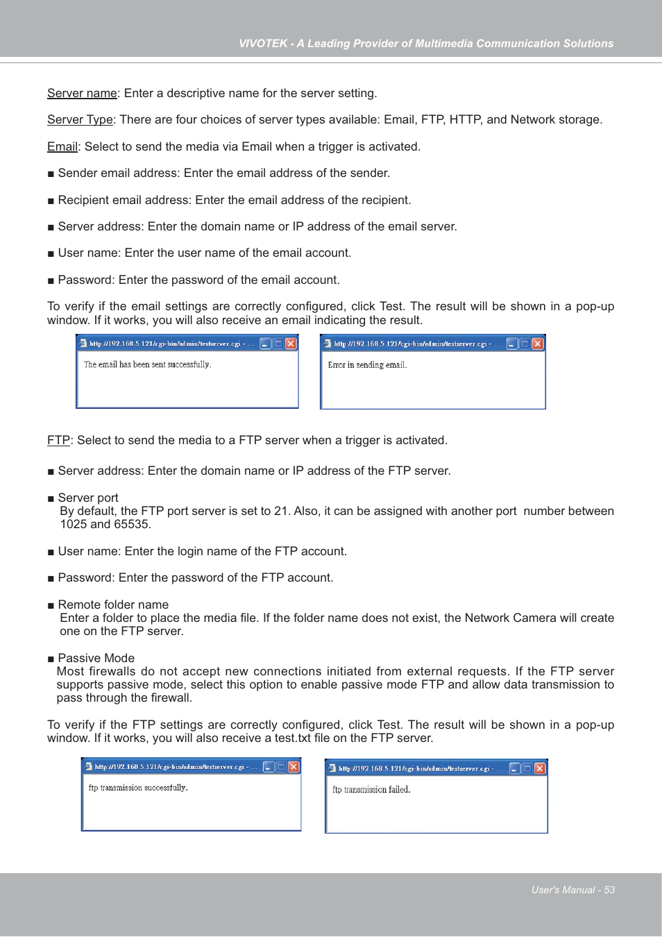 Vivotek IP7142 User Manual | Page 53 / 95