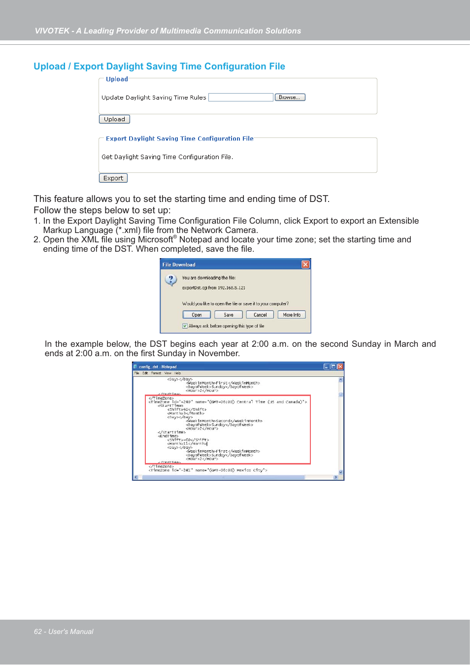 Vivotek IP7142 User Manual | Page 62 / 95