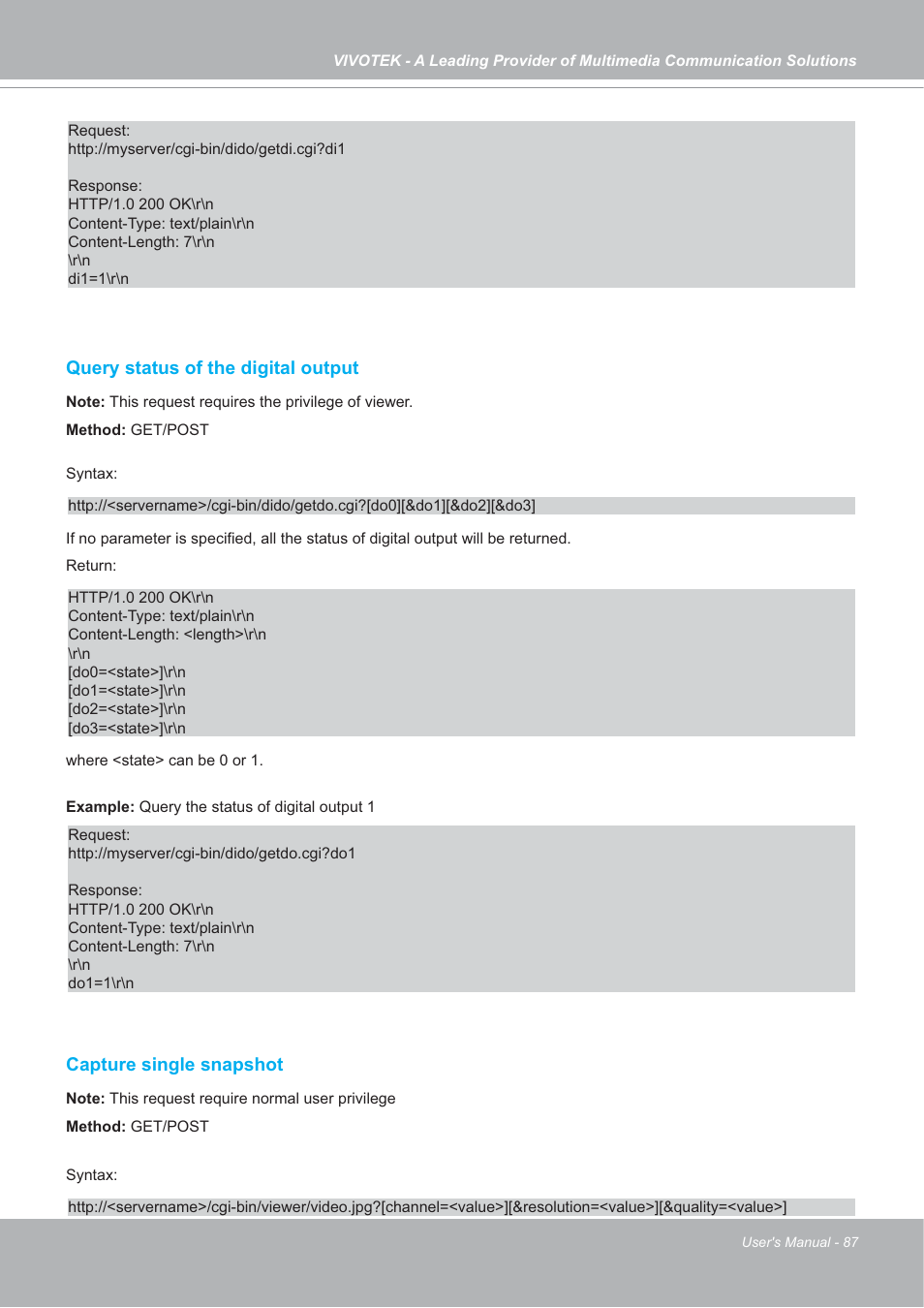 Vivotek IP7142 User Manual | Page 87 / 95