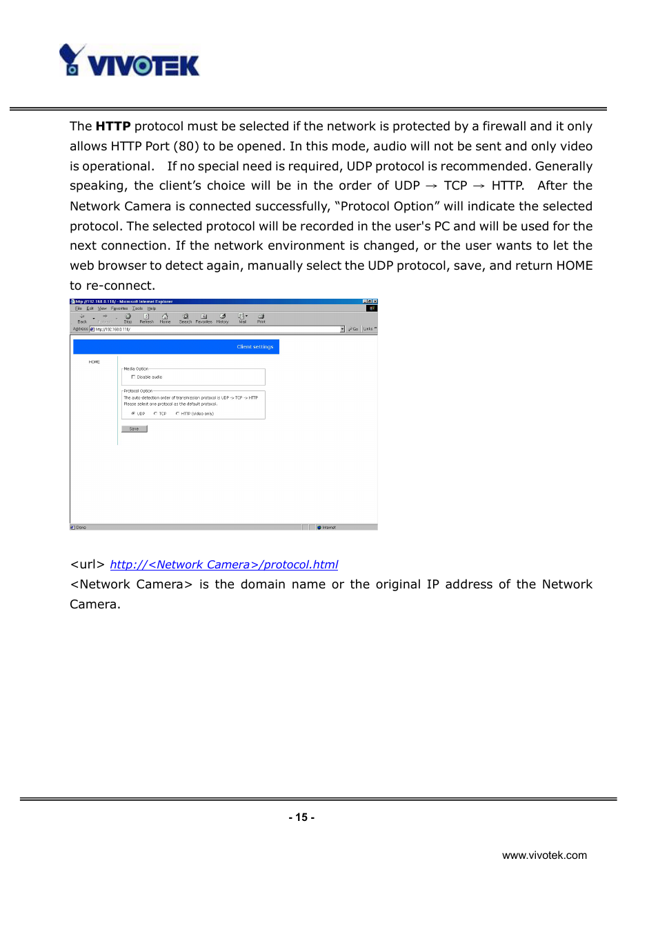 Vivotek IP3132 User Manual | Page 16 / 65
