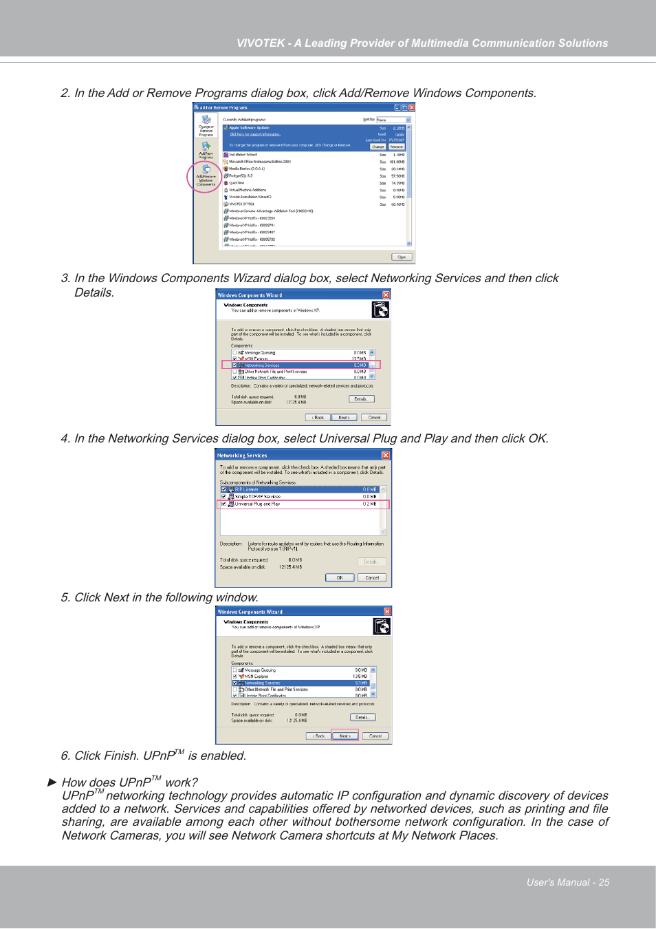 Vivotek IP7133/IP7134 User Manual | Page 25 / 87